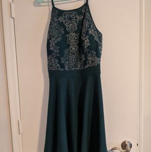 Emerald Hi-Lo Dress